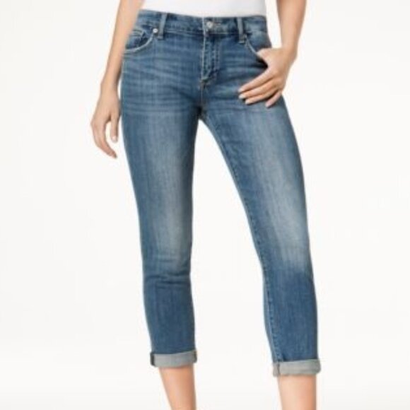 Lucky Brand Sienna Slim Boyfriend Jeans Azure Bay Clean 0/25 NWT - Picture 1 of 2